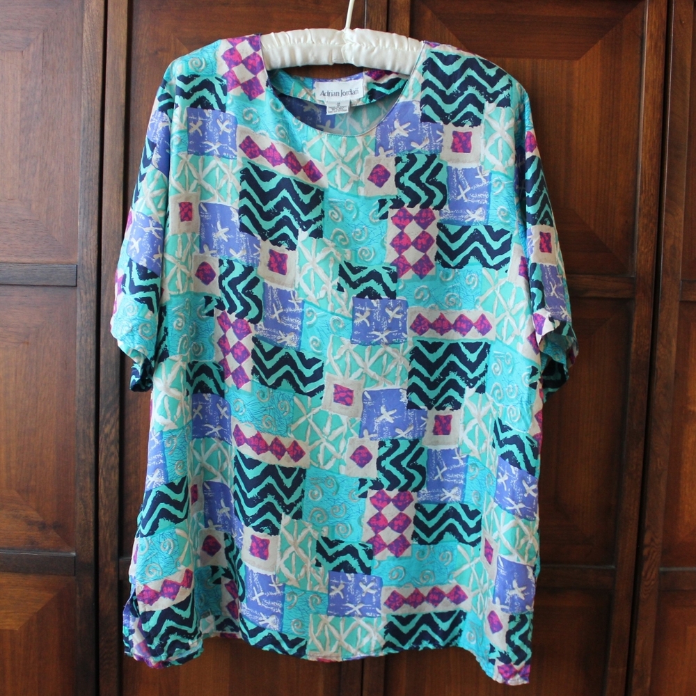Vintage 90s silk blouse